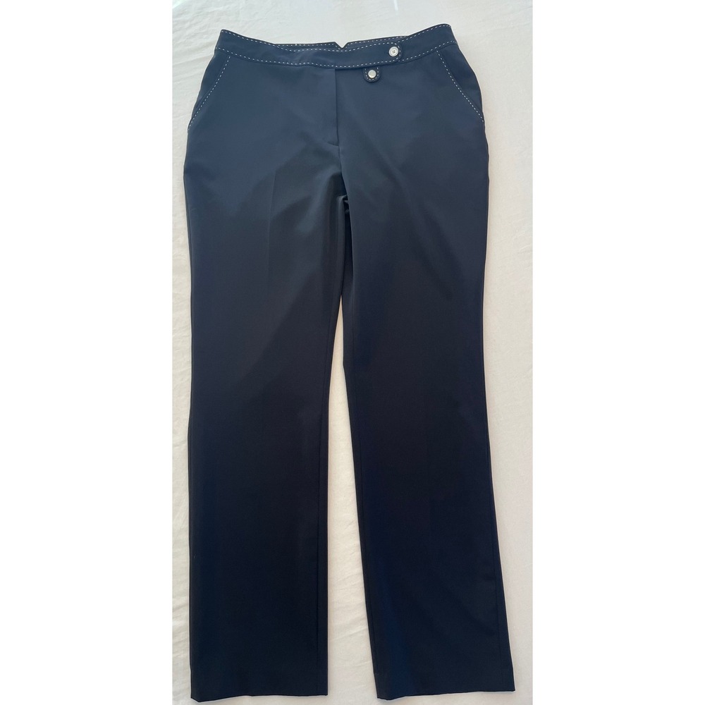 E P Pro Black Golf Pants Size 10‎ Stretch Straight Leg